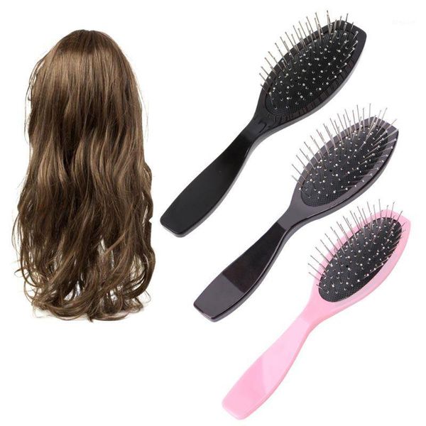 professional anti static steel comb brush for wig hair extensions training head1, Silver
professional anti static steel comb brush for wig hair extensions training head1, Silver