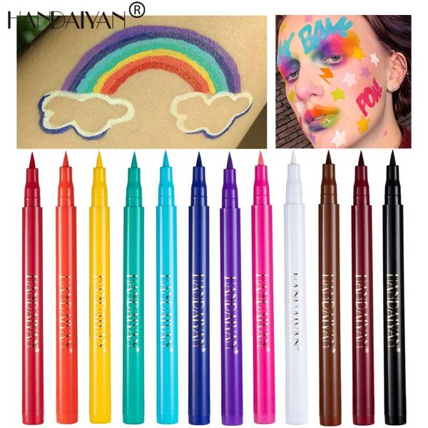 eyeliner 12 colors/set colorful matte liquid pencil waterproof quick dry makeup long-lasting eye liner eyes cosmetics pen
eyeliner 12 colors/set colorful matte liquid pencil waterproof quick dry makeup long-lasting eye liner eyes cosmetics pen