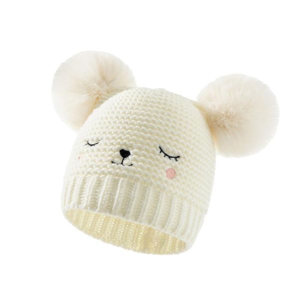 caps & hats double pompoms smile bear kids baby cap soft winter bonnet warm boy girl beanie for born infant, Yellow
caps & hats double pompoms smile bear kids baby cap soft winter bonnet warm boy girl beanie for born infant, Yellow