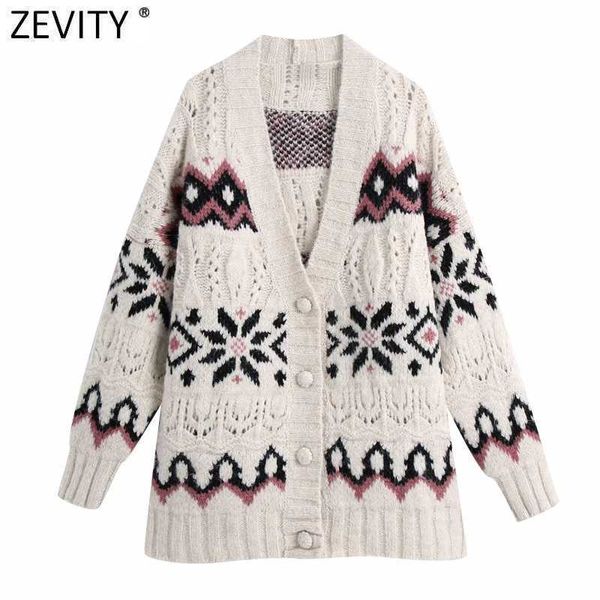 zevity women vintage v neck flower pattern jacquard cardigans knitting sweater female chic long sleeve hollow out s651 210603, White;black
zevity women vintage v neck flower pattern jacquard cardigans knitting sweater female chic long sleeve hollow out s651 210603, White;black