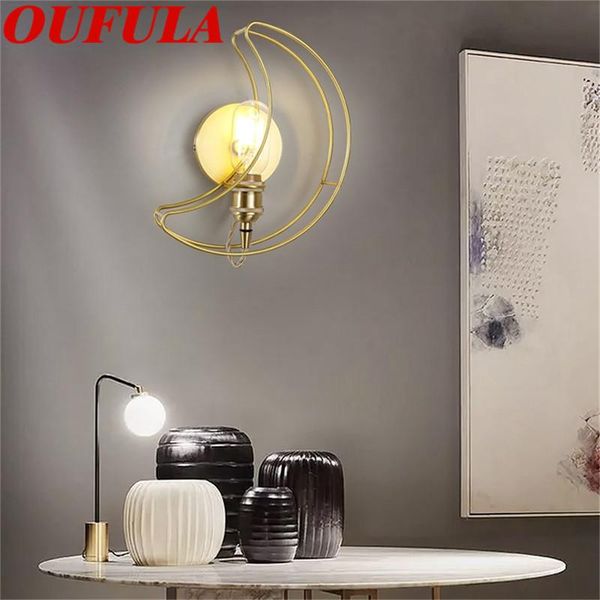wall lamp dlmh indoor lamps led fixture brass moon shape decorative for living room corridor bedroom office
wall lamp dlmh indoor lamps led fixture brass moon shape decorative for living room corridor bedroom office