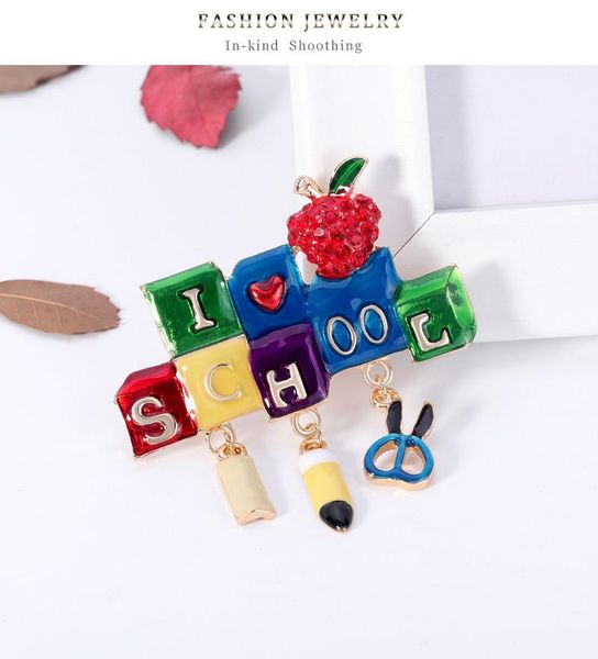 pins, brooches jewelry pinksee cute red crystal apples heart enamel scissors pencil eraser brooch letters lapel pin gift season for teachers, Gray
pins, brooches jewelry pinksee cute red crystal apples heart enamel scissors pencil eraser brooch letters lapel pin gift season for teachers, Gray