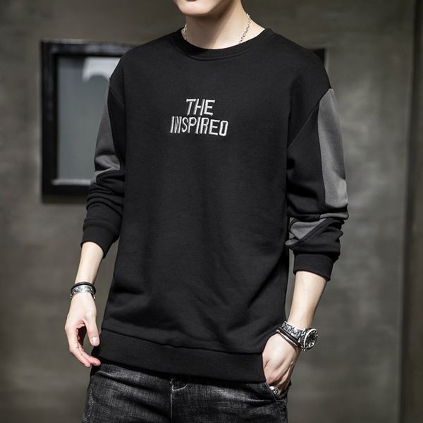 2021 new sweater brand korean trend long sve t-shirt casual bottomed shirt men's autumn and winter plush, Black
2021 new sweater brand korean trend long sve t-shirt casual bottomed shirt men's autumn and winter plush, Black