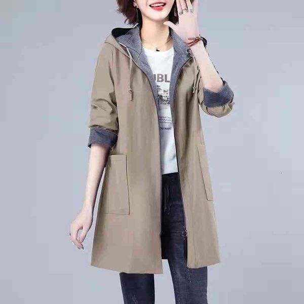 women's jackets large size 5xl windbreaker women mid-length outerwear spring autumn trench coat female fashion loose hooded overcoat 0s, Black;brown
women's jackets large size 5xl windbreaker women mid-length outerwear spring autumn trench coat female fashion loose hooded overcoat 0s, Black;brown