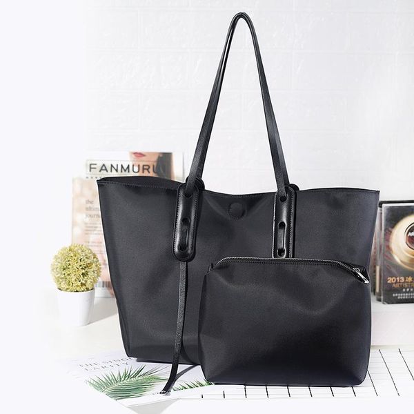 waterproof nylon canvas tote bag one shoulder oxford large capacity shopping vintage for women black bags
waterproof nylon canvas tote bag one shoulder oxford large capacity shopping vintage for women black bags