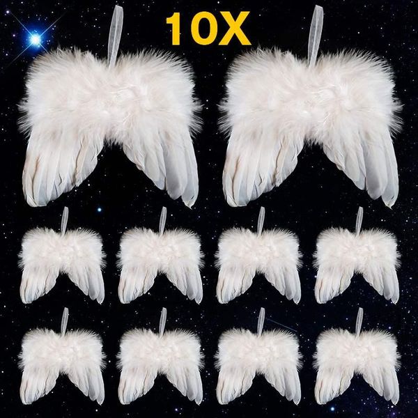 10pcs angel feather wing pink white christmas ornament party decor wedding props decoration hanging sashes 
10pcs angel feather wing pink white christmas ornament party decor wedding props decoration hanging sashes
