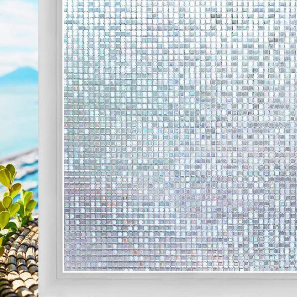 window stickers frosted non adhesive privacy film 3d decorative static cling sticker removable rainbow tint for home office
window stickers frosted non adhesive privacy film 3d decorative static cling sticker removable rainbow tint for home office