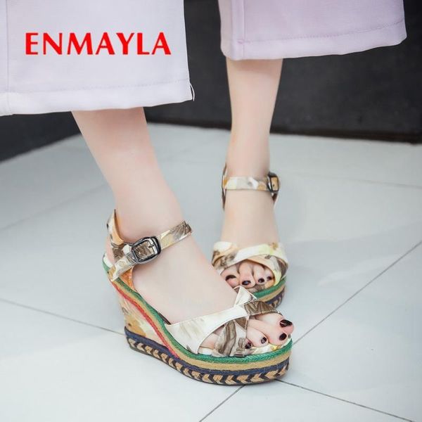 dress shoes enmayla wedges for women 2021 arrival gladiator summer high heel platform sandals party mixed colors size 34-43 ly2466, Black
dress shoes enmayla wedges for women 2021 arrival gladiator summer high heel platform sandals party mixed colors size 34-43 ly2466, Black