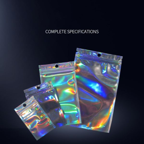holographic packing bags resealable mylar bag foil plastic phantom color fishing gear accessory multifuction creative portable package 100pc
holographic packing bags resealable mylar bag foil plastic phantom color fishing gear accessory multifuction creative portable package 100pc
