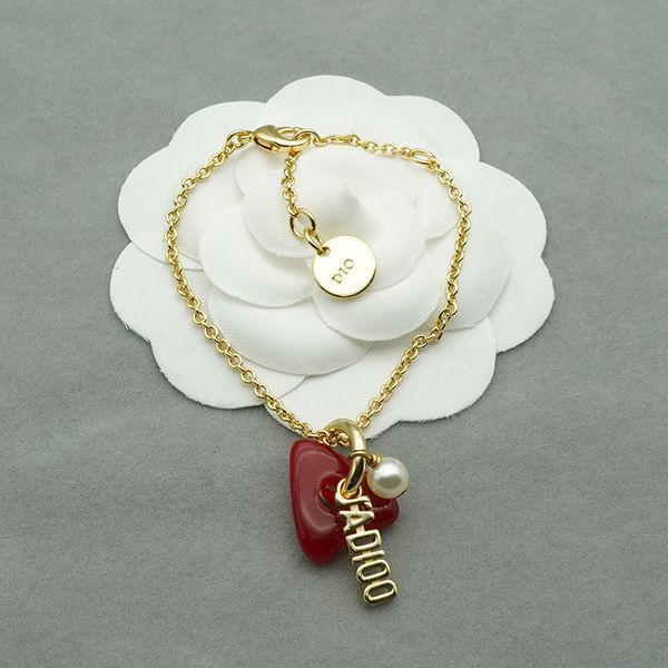 cuff stud earrings d family red love letter necklace, female dijia pearl earring set jewelry, Golden
cuff stud earrings d family red love letter necklace, female dijia pearl earring set jewelry, Golden
