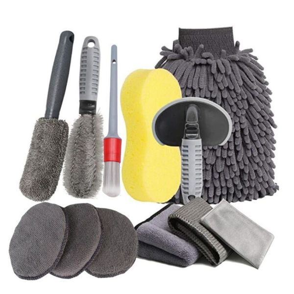 car sponge 12pcs grooming wash glove polishing waxing wheel hub brush tire cleaning microfiber towel detailing
car sponge 12pcs grooming wash glove polishing waxing wheel hub brush tire cleaning microfiber towel detailing