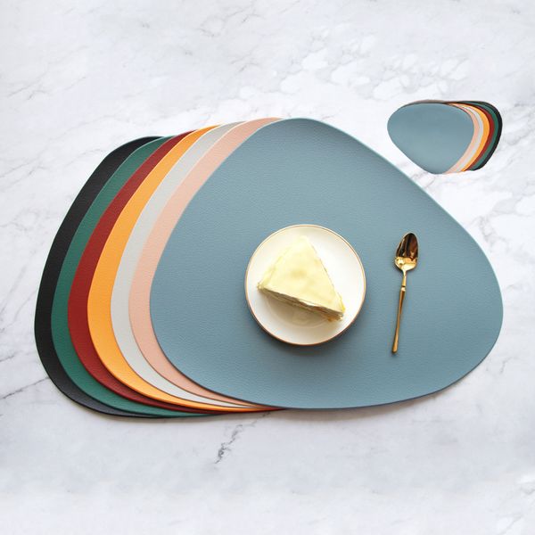 nordic style imitation leather dining pad household waterproof and oil proof table restaurant cup triangular heat insulation
nordic style imitation leather dining pad household waterproof and oil proof table restaurant cup triangular heat insulation