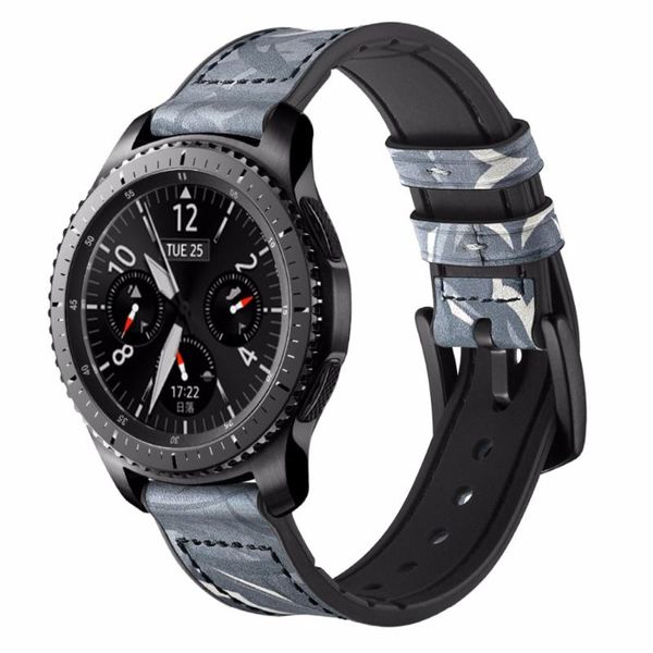 watch bands 22mm leather silicone strap for samsung s3 classic/frontier camouflage fashion wristbands replacement belt watchband accessories, Black;brown
watch bands 22mm leather silicone strap for samsung s3 classic/frontier camouflage fashion wristbands replacement belt watchband accessories, Black;brown