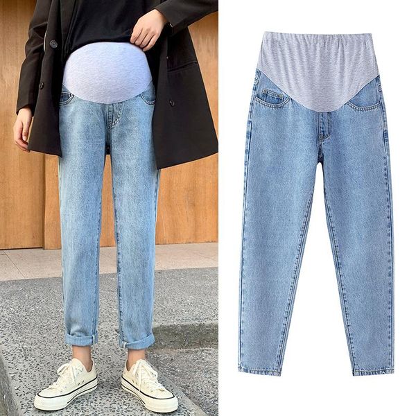 maternity bottoms 8865# pants spring autumn jeans belly support abdomen loose trousers, White
maternity bottoms 8865# pants spring autumn jeans belly support abdomen loose trousers, White