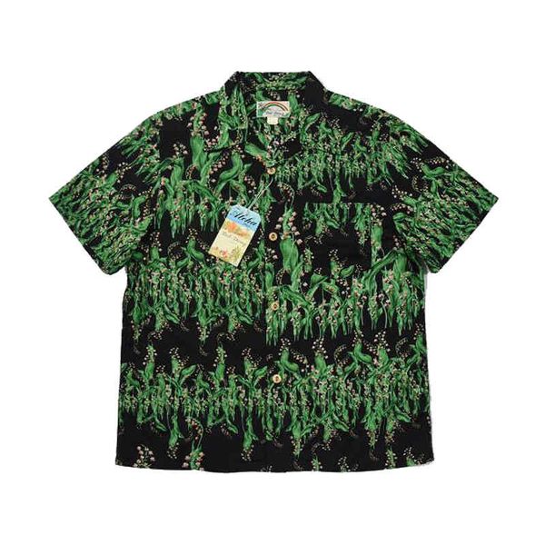 blouses bob dong lily of the valley cuban collar hawaiian shirts floral short sleeve tee, White;black
blouses bob dong lily of the valley cuban collar hawaiian shirts floral short sleeve tee, White;black