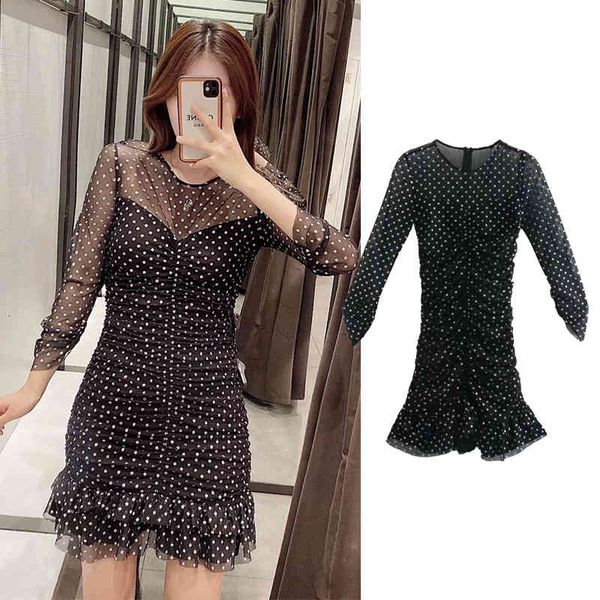casual dresses fashion lace up dots print back zipper o-neck lantern sleeve ladies folds vestidos summer mini 0csx, Black;gray
casual dresses fashion lace up dots print back zipper o-neck lantern sleeve ladies folds vestidos summer mini 0csx, Black;gray