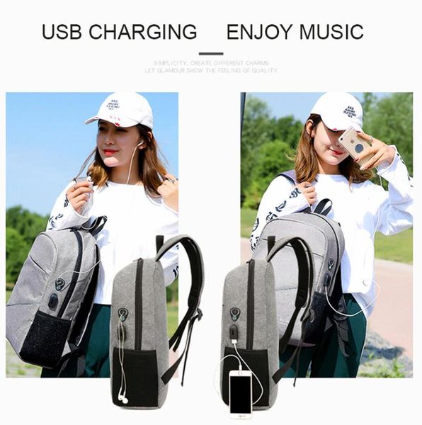 backpack composite bag couple multi-function large capacity usb men causal lapschool for teenage girls
backpack composite bag couple multi-function large capacity usb men causal lapschool for teenage girls