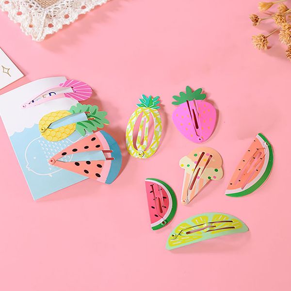children paint bb clip girls cute cartoon colorful hair clips new kids hair accessories fruit pineapple hairpins, Silver
children paint bb clip girls cute cartoon colorful hair clips new kids hair accessories fruit pineapple hairpins, Silver