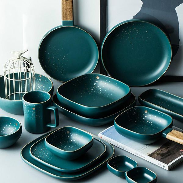 dishes & plates high fashion retro green nordic ceramic tableware set dinnerware bowl plate soup modern style high-end
dishes & plates high fashion retro green nordic ceramic tableware set dinnerware bowl plate soup modern style high-end