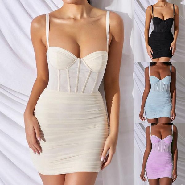 casual dresses mini dress for women y2k slim fit mesh summer ladies pleated halter fashion solid color suspender, Black;gray
casual dresses mini dress for women y2k slim fit mesh summer ladies pleated halter fashion solid color suspender, Black;gray