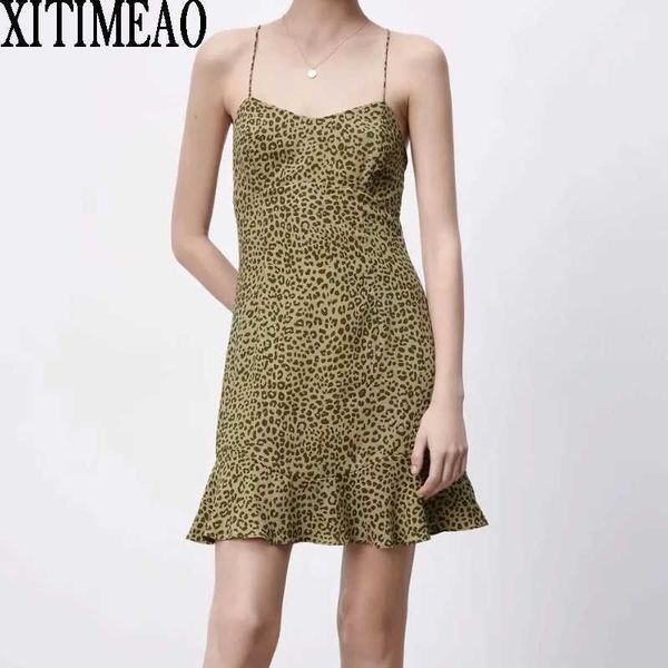 za women retro leopard print drawstring dress suspenders low chest open back suspender party mini skirt xitimeao 210604, Black;gray
za women retro leopard print drawstring dress suspenders low chest open back suspender party mini skirt xitimeao 210604, Black;gray