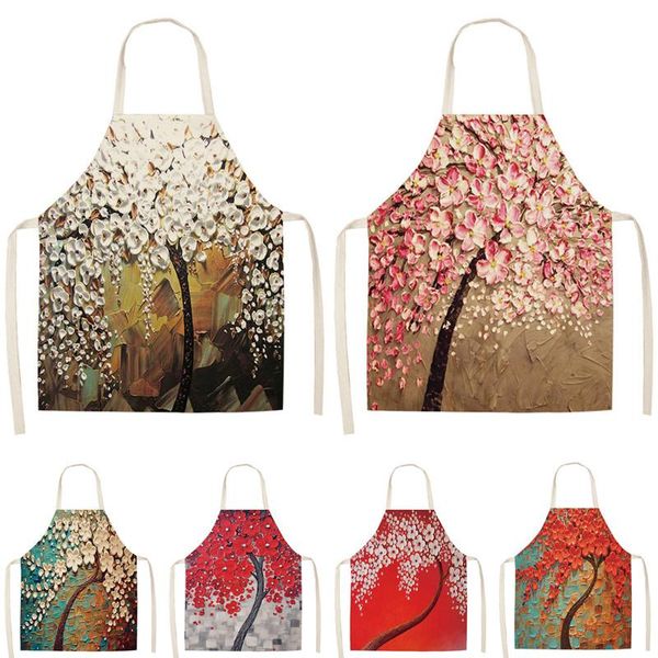 1pcs flower tree printed cotton linen sleeveless aprons home cleaning kitchen cooking baking apron for women 68x55cm
1pcs flower tree printed cotton linen sleeveless aprons home cleaning kitchen cooking baking apron for women 68x55cm