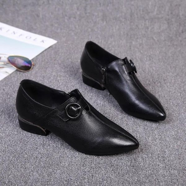 dress shoes women classic pointed toe black pu leather slip on autumn boots female winter cool square sapatos azuis h7066
dress shoes women classic pointed toe black pu leather slip on autumn boots female winter cool square sapatos azuis h7066