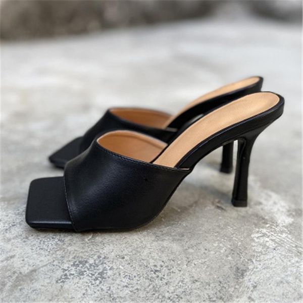 slippers 2021 fashion vintage square toe high heel sandals women solid open slipper women's summer designer shoes, Black
slippers 2021 fashion vintage square toe high heel sandals women solid open slipper women's summer designer shoes, Black