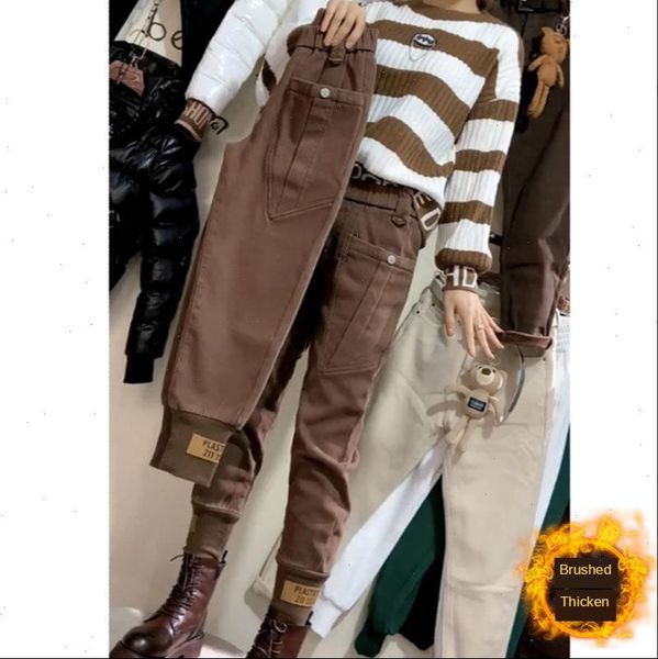 fleece thickened harem autumn winter womens capris ankle tied trousers letter patchwork loose casual women bottoms, Black;white
fleece thickened harem autumn winter womens capris ankle tied trousers letter patchwork loose casual women bottoms, Black;white