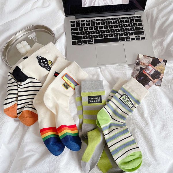 trendy socks children street sports cotton calibration smiling face stripe medium tube rainbow, Black;white
trendy socks children street sports cotton calibration smiling face stripe medium tube rainbow, Black;white