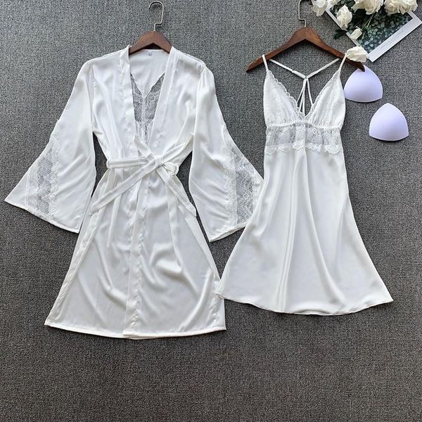 women's sleepwear white spring summer 2pcs nighty set lady lace robe gown v-neck nightgown lounge satin bathrobe hollow out, Black;red
women's sleepwear white spring summer 2pcs nighty set lady lace robe gown v-neck nightgown lounge satin bathrobe hollow out, Black;red