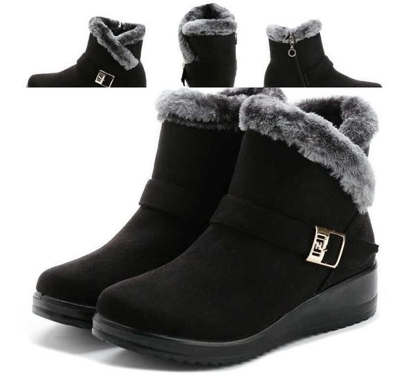 boots winter women thick plush warm snow zipper comfortable outdoor ankle casual cotton shoes, Black
boots winter women thick plush warm snow zipper comfortable outdoor ankle casual cotton shoes, Black