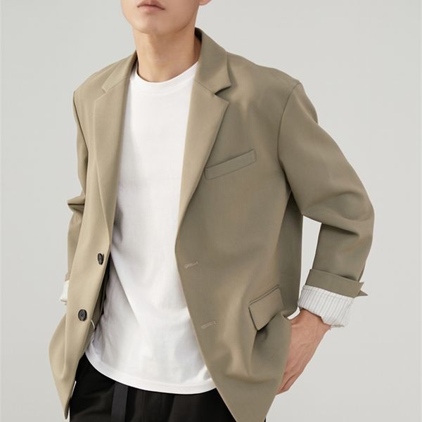 thisnce hard core crisp wrinkle resistant easy care off shoulder loose commuter casual suit coat men's autumn, White;black
thisnce hard core crisp wrinkle resistant easy care off shoulder loose commuter casual suit coat men's autumn, White;black