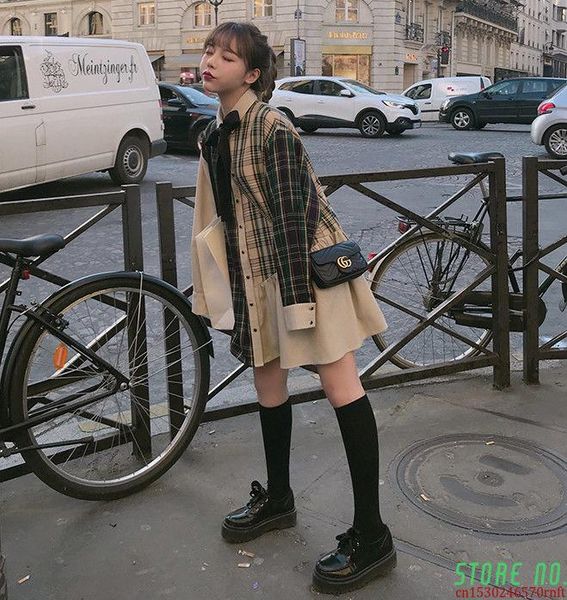 casual dresses 2021 spring fashion sweet mini women shirt dress lolita style cotton long sleeve bow button up turn down collar plaid woman r, Black;gray
casual dresses 2021 spring fashion sweet mini women shirt dress lolita style cotton long sleeve bow button up turn down collar plaid woman r, Black;gray