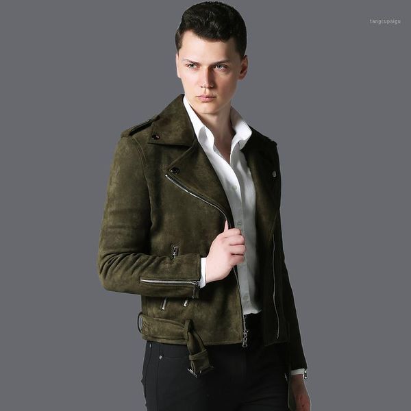 short suede coat mens autumn winter personality army green zip biker jacket male cool locomotive jackets plus size, Tan;black
short suede coat mens autumn winter personality army green zip biker jacket male cool locomotive jackets plus size, Tan;black
