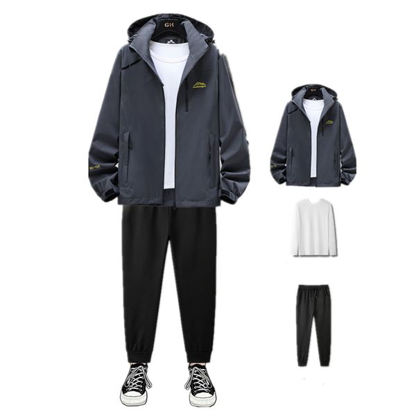 mens softshell 3 piece casual windbreaker lightweight hooded sport jacket loose fit joggers pants skateboard crewneck sweatshirt, Blue;black
mens softshell 3 piece casual windbreaker lightweight hooded sport jacket loose fit joggers pants skateboard crewneck sweatshirt, Blue;black