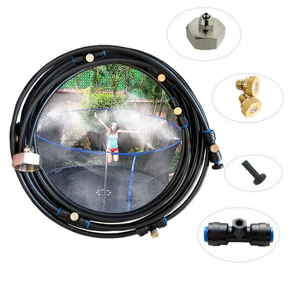 misting cooling system 26ft (8m) line for patio garden greenhouse trampoline waterpark watering equipments
misting cooling system 26ft (8m) line for patio garden greenhouse trampoline waterpark watering equipments