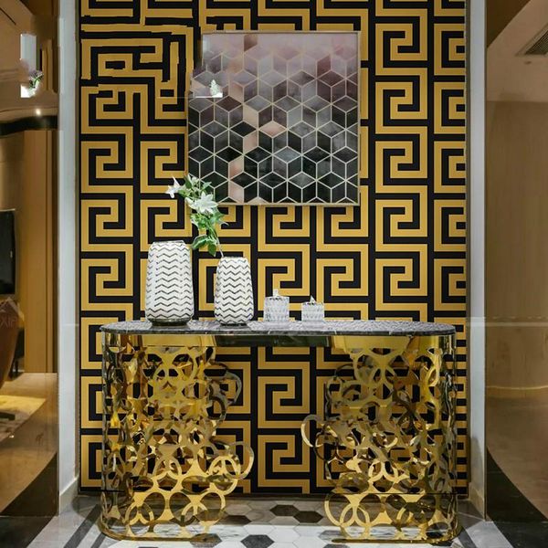 wallpapers black and gold geometric wallpaper rolls white luxury large greek key wall papers home decor for living room
wallpapers black and gold geometric wallpaper rolls white luxury large greek key wall papers home decor for living room