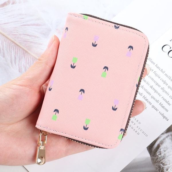 card holders flower pattern women bank id holder wallet with zipper coin pocket female business case pu leather small purse, Brown;gray
card holders flower pattern women bank id holder wallet with zipper coin pocket female business case pu leather small purse, Brown;gray