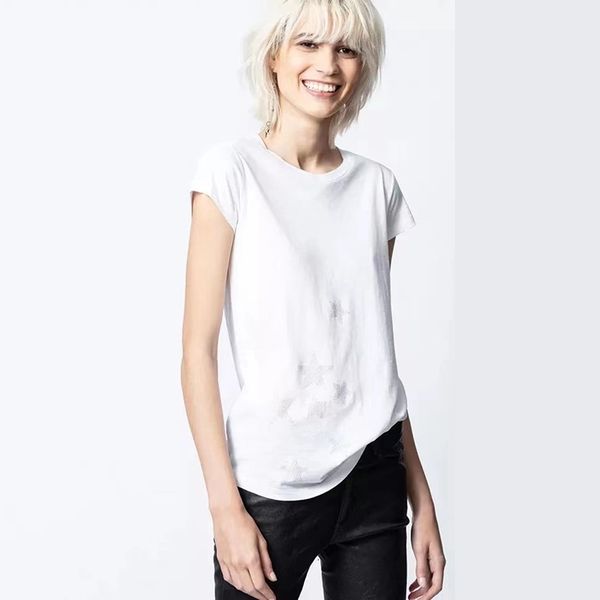 women's t-shirt beading letter graphic neutral tee women 2021 summer short sleeve t shirt casual vintage hipster clothes creativit, White
women's t-shirt beading letter graphic neutral tee women 2021 summer short sleeve t shirt casual vintage hipster clothes creativit, White