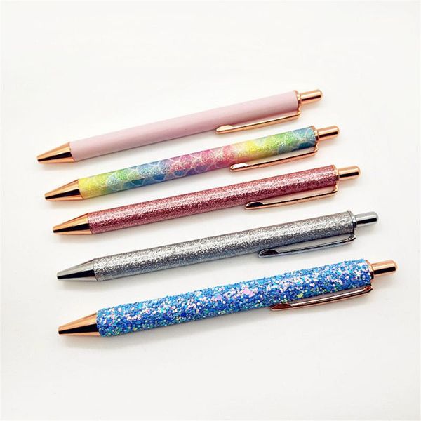 ballpoint pens 1pc cute luxury glitter pen kawaii caneta stationery metal bling signature school office writing supplies, Blue;orange
ballpoint pens 1pc cute luxury glitter pen kawaii caneta stationery metal bling signature school office writing supplies, Blue;orange