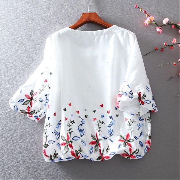 fashion spring summer vintage womens blouses doll short sleeve o neck printed sweet df3627, White
fashion spring summer vintage womens blouses doll short sleeve o neck printed sweet df3627, White