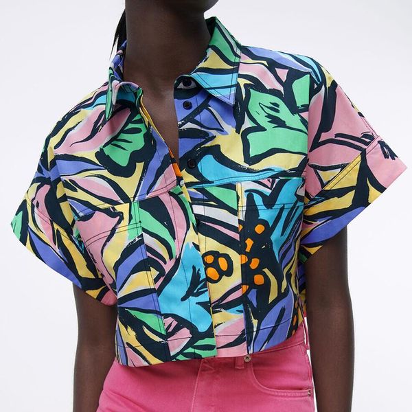 fashion print crop blouses shirt women turn-down collar long sleeve female shirts chic ladies casual clothing 210430, White
fashion print crop blouses shirt women turn-down collar long sleeve female shirts chic ladies casual clothing 210430, White