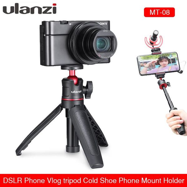 ulanzi mt-08 phone vlog tripod cold shoe mount holder for microphone mini led light dslr camera pography bracket tripods
ulanzi mt-08 phone vlog tripod cold shoe mount holder for microphone mini led light dslr camera pography bracket tripods