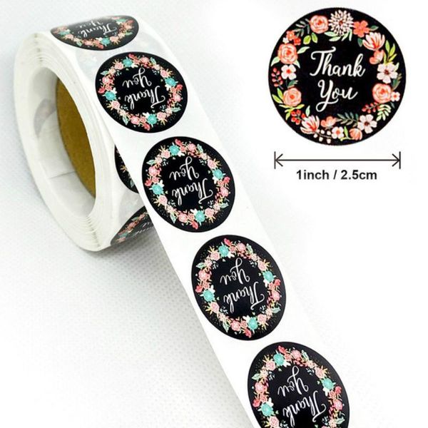 500pcs/roll black thank you stickers handmade sticker circle stationery for your order seal labels gift wrap
500pcs/roll black thank you stickers handmade sticker circle stationery for your order seal labels gift wrap