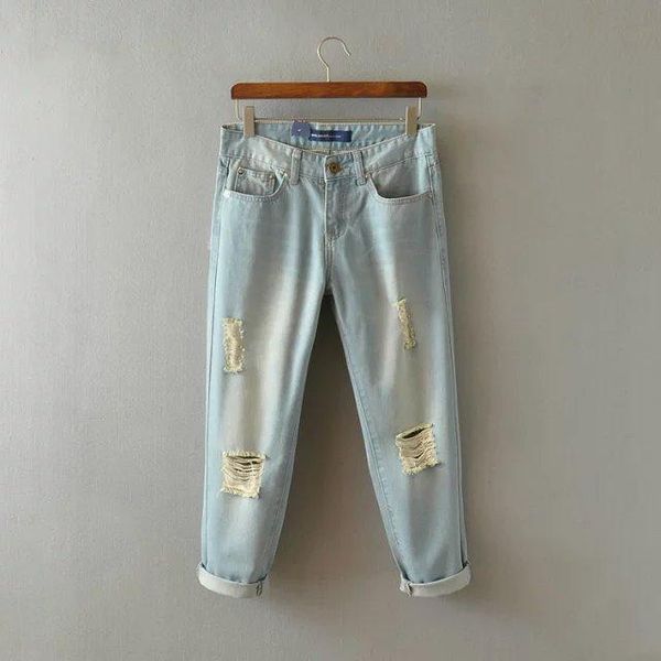women's jeans european style 2021 arrival brand designer fashion ripped blue for women, female vintage casual boyfriend holes
women's jeans european style 2021 arrival brand designer fashion ripped blue for women, female vintage casual boyfriend holes