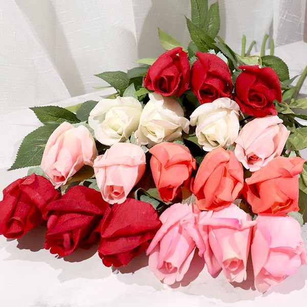 decorative flowers & wreaths 2pcs real touch rose artificial rosebud long branch silicone bouquet latex fake home wedding living room decor
decorative flowers & wreaths 2pcs real touch rose artificial rosebud long branch silicone bouquet latex fake home wedding living room decor