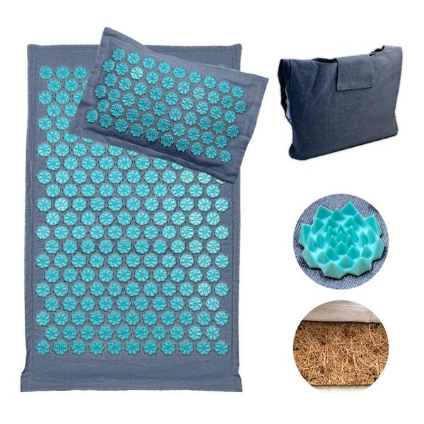 yoga pad pain relief body set lotus spike acupuncture mat for linen coconut palm massage foot pillow mats
yoga pad pain relief body set lotus spike acupuncture mat for linen coconut palm massage foot pillow mats