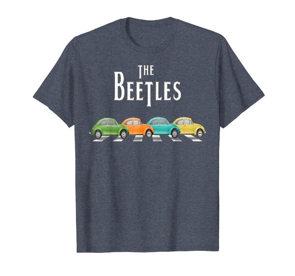 the beetles shirt, White;black