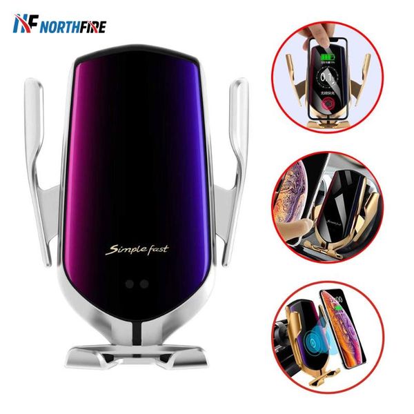 automatic clamping 10w fast charging car wireless charger for 11 x xr 8 phone holder cell mounts & holders
automatic clamping 10w fast charging car wireless charger for 11 x xr 8 phone holder cell mounts & holders